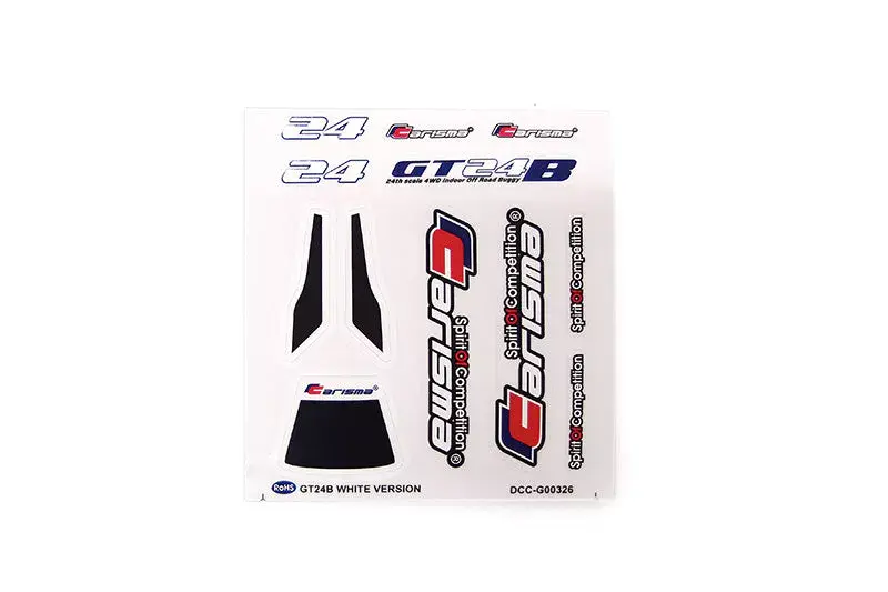 [CA-15384] Carisma RC - GT24B CH/PS EDITION DECAL SHEET