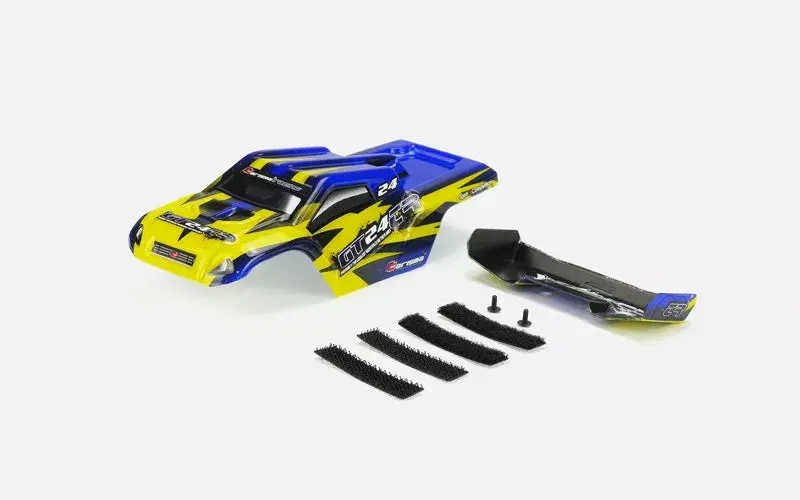 [CA-15687] Carisma RC - GT24TR Yellow/Blue Pre-painted Body with Wing