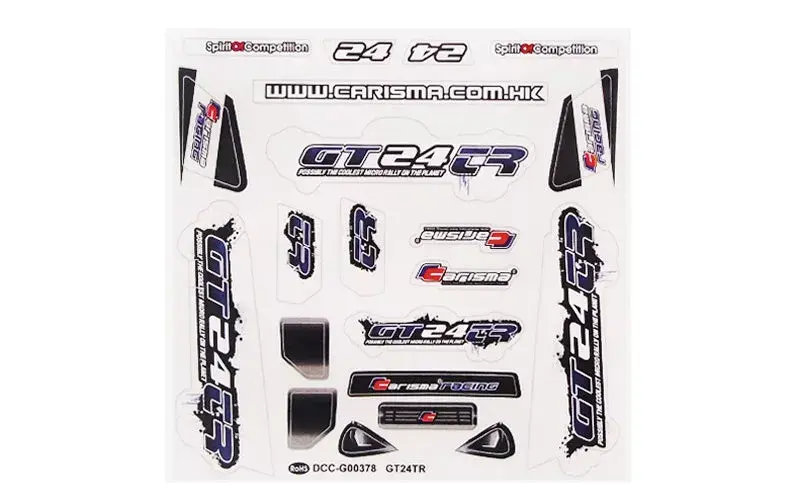 [CA-15691] Carisma RC - GT24TR DECAL SHEET