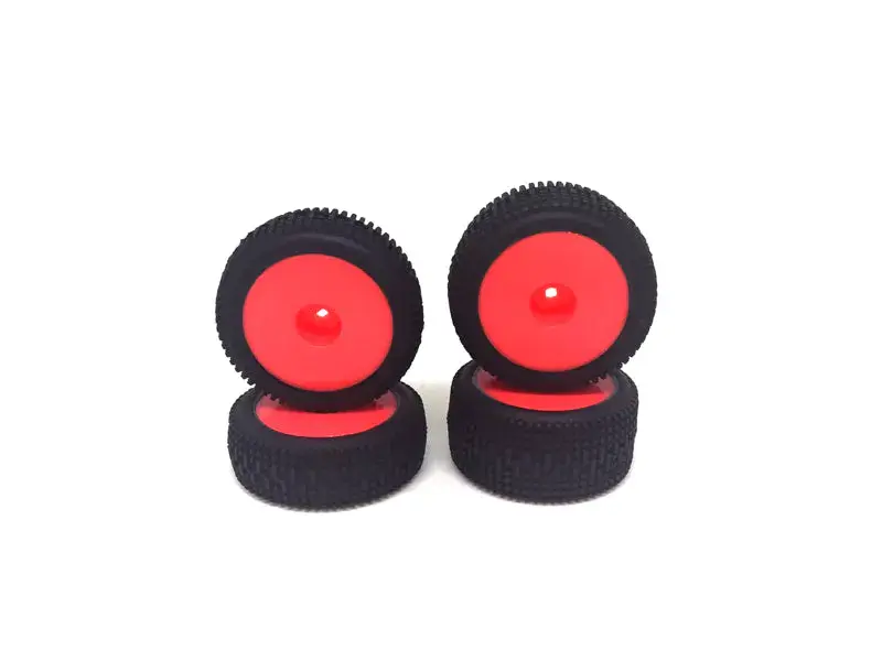 [CA-15748] Carisma RC - GT24B MINI PINS RALLY TIRES SET MOUNTED (ORANGE)