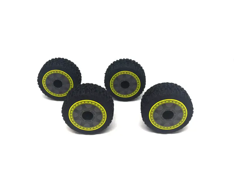 [CA-15763] Carisma RC - GT24TR WHEEL AND TIRE SET (ASSEMBLED) YE