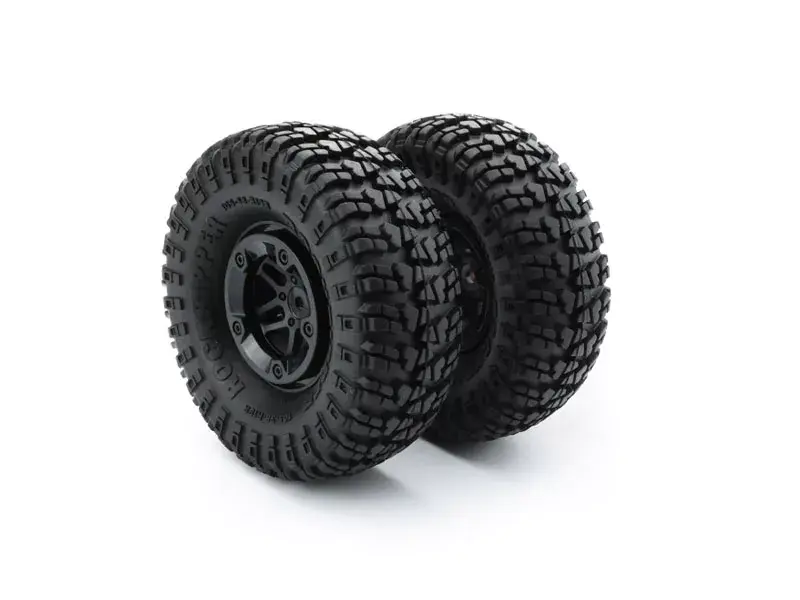 [CA-15839] Carisma RC - SCA-1E Beadlock Wheel - Tire Set 2pcs