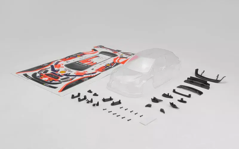 Carisma RC - GT24 Hyundai i20 WRC Clear Body Set WB 121mm