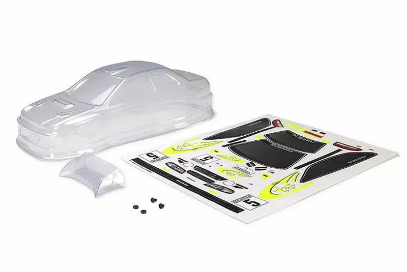 Carisma RC - GT24 Subaru WRC Clear Body Set WB 121mm