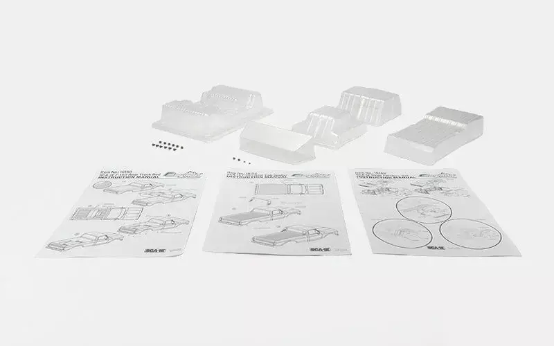 Carisma RC - SCA-1E Ford F-150 Bed/Inner Fenders/Spoiler Set WB 324 mm