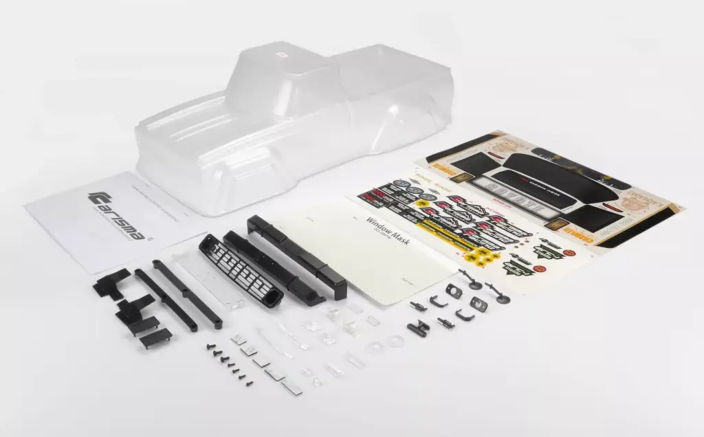Carisma RC - SCA-1E Coyote Clear Body Set WB 285 mm
