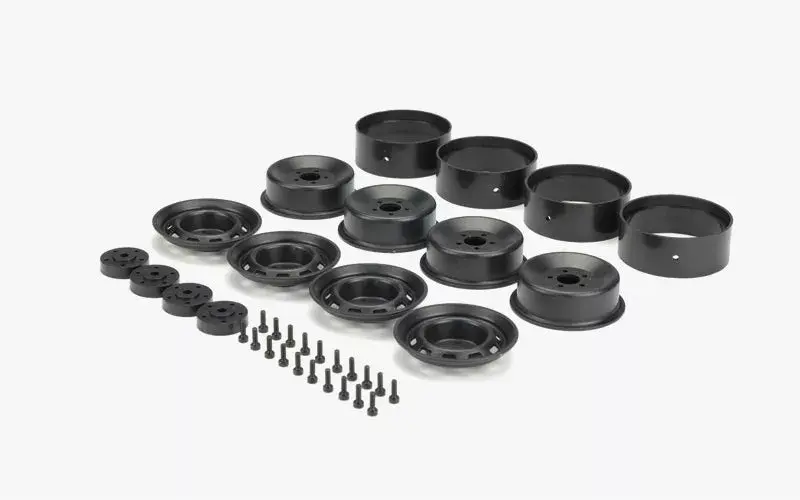 [CA-16303] Carisma RC - SCA-1E 1.9 Black Beadlock Wheel Set 4pcs