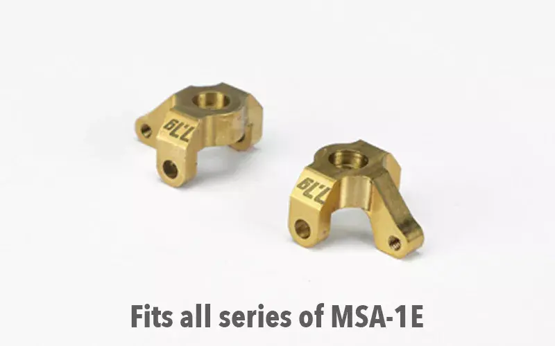 [CA-16380] Carisma RC - MSA-1E Brass Steering Knuckles 7.7g (1 Pair)
