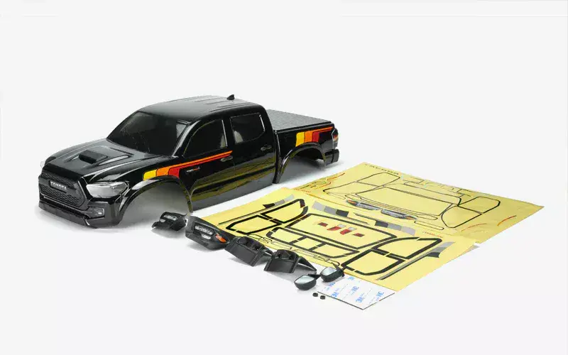 Carisma RC - SCA-1E Toyota Tacoma TRD Pro Painted Body Set Balck WB 313 mm
