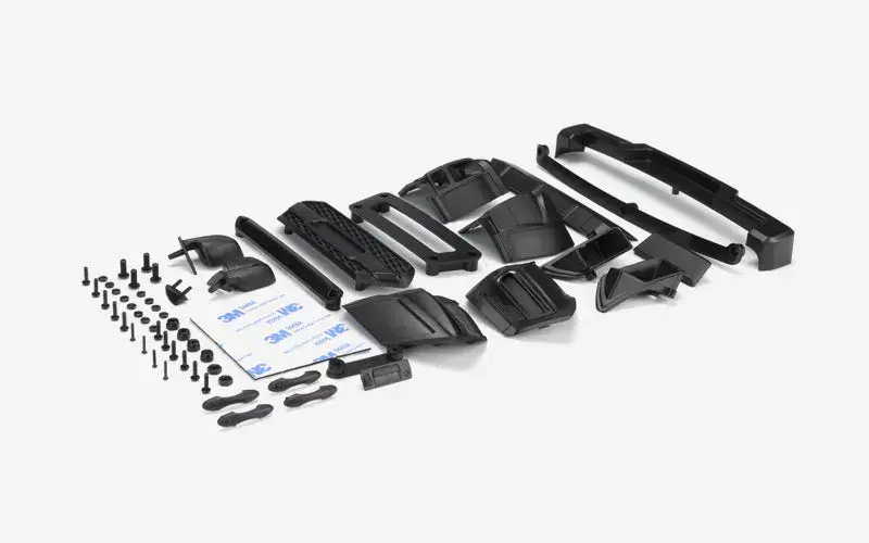 Carisma RC - SCA-1E Toyota Tacoma TRD Pro Body Plastic Parts Set