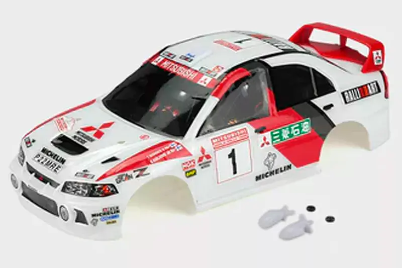 [CA-16421] Carisma RC - GT24 - Mitsubishi Lancer Evo IV WRC - Painted Body - Set WB 121Mm