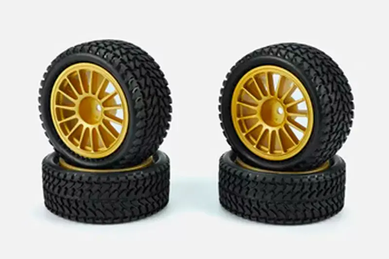 Carisma RC - M48S - Gravel Spec Tires - Mounted - Set 4 Pcs